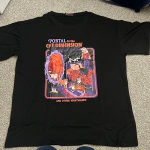 Portal to the cat dimension and other nightmares Graphic tee